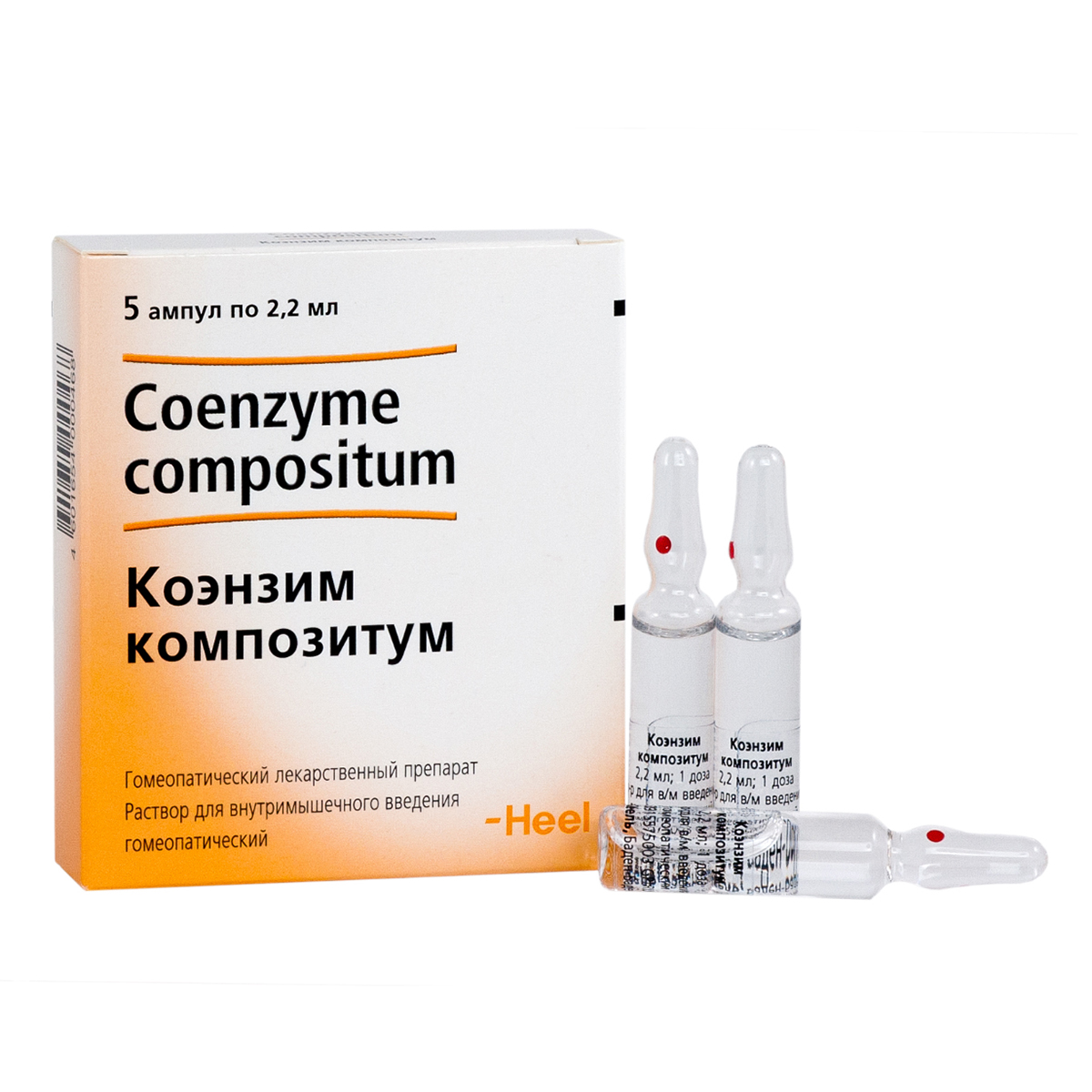 Коэнзим Композитум, раствор, ампулы 2,2 мл, 5 шт. 